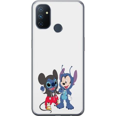 OnePlus Nord N100 L pin kyv kuori Stitch Mikki Hiiri