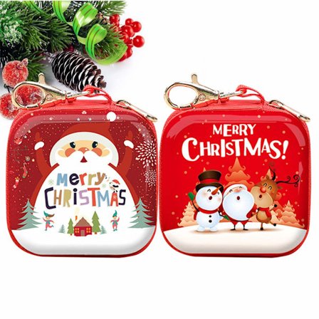 kpl Pieni kova avaimenperä kolikkokukkaro kuulokekotelo henkilökohtainen säilytyskotelo miniatyyri lompakko kolikko