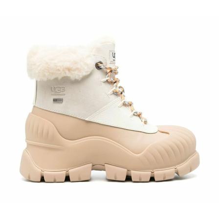 Ugg, Lace-up Boots Biały, Kobieta, Rozmiar: 39 EU