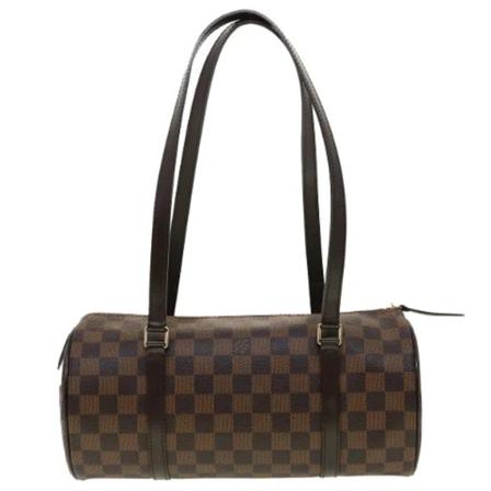 Louis Vuitton Vintage Pre-owned Canvas handTass , Bruin , Dames , Maat: ONE Size Vintage Tassen