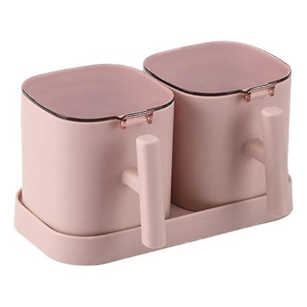 Krydderiboks Peber Krydderi Shaker Køkken Krydderiglas Med Skeer En Hy