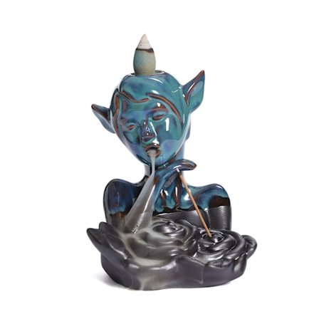 Keramisk tilbakestrøms røkelsesbrenner Valentinsdag dekorasjon Kreativ europeisk og amerikansk alveskjønnhet Sandalwood tilbakestrøms røkelsesbrenner