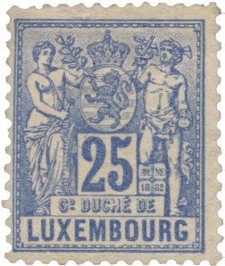 Luxembourg 1882 - MICHEL 52 - Ubrugt