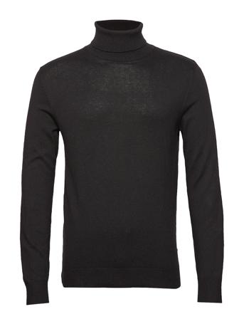Jjeemil Knit Roll Neck Knitwear Turtlenecks Svart Jack & J S