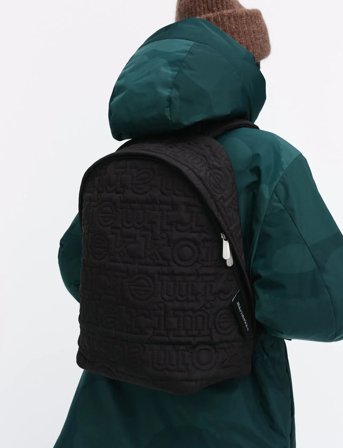 Marimekko Joy Backpack Logo - Black - ONE SIZE