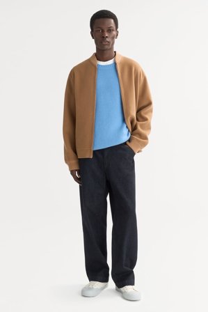 Soft Goat - Men's bomber jacket - Kashmirjacka - L - Camel