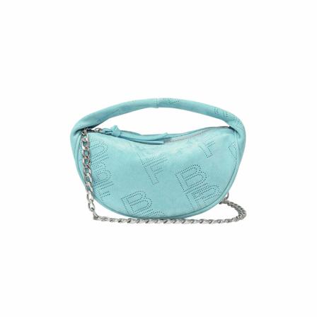 By Far, Baby Cush Bag Blauw, Dames, Maat:ONE Size