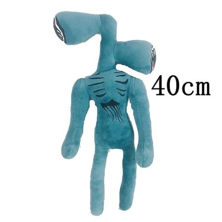 Siren Huvud Skräck Svart Katt Plysch Docka Barn Tecknad Uppstoppad docka Skräckkaraktär Figurestoy Födelsedagspresent Blue Siren Head 40cm