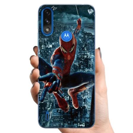 Motorola Moto E7 Power TPU Mobilcover Spiderman