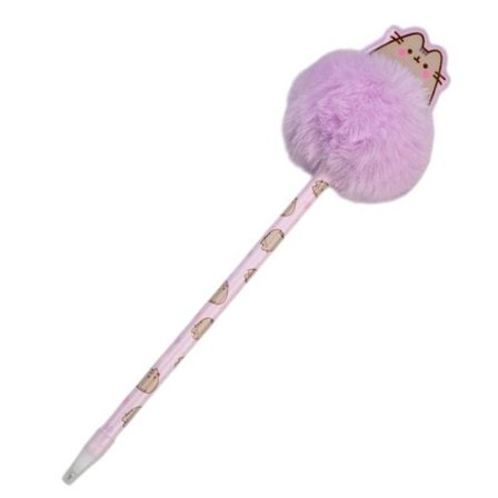 Pen med Blødt Pompon Ultra Blød 20cm Præcision og Elegance Pusheen Rosa