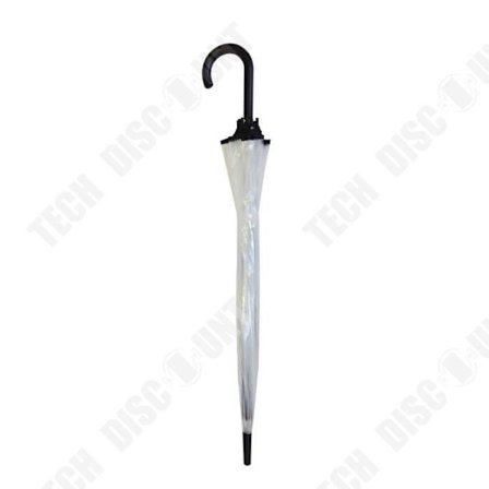 Paraply - TD - Stort paraply XXL - Transparent kupol - Automatisk - Vindresistent
