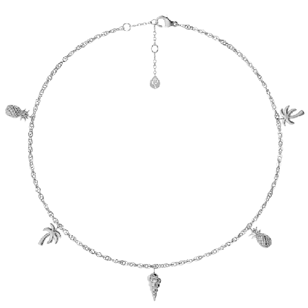 Edblad Tropic Anklet Multi Steel Smycken & klockor Dam Grå ONESIZE