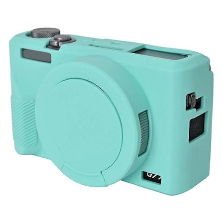 u9L Beskyttelsesdeksel for Canon G7 X Mark III Støvtett Silikon O2T Kamerabeskyttelse - Mintgrønn