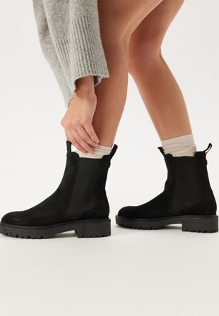 GANT - Kelliin Chelsea Boot - Black - Kläder - - Bubbleroom