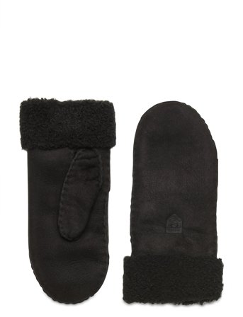 Hestra Sheepskin Mitt Green - Black - 6