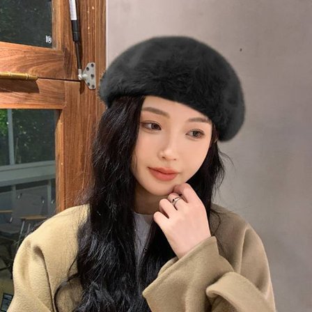 Uld Baretter Filt Hat SORT