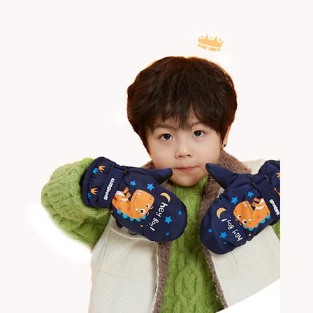 Skihansker for barn, varme vinterhansker, vindtette snowboardhansker, ZQKLA