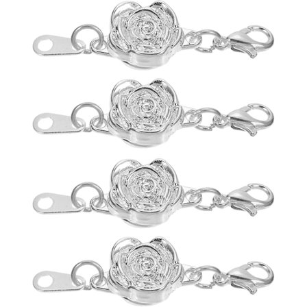 4 st Halsbandsklås Halsbandsförlängare Armbandförlängare Ros Armband