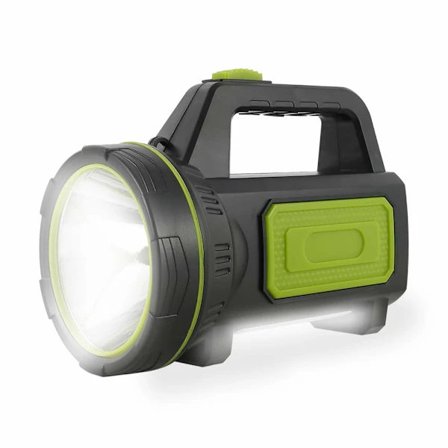 Ultralyssterk 135000 Lumen LED-lommelykt, USB-oppladbar 6000mAh med sidelys, vanntett for camping og nødsituasjoner