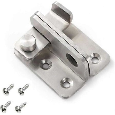 Hasp Dørrlås Liten Tyverisikring Rustfritt Stål Hengelås Hasp Lås Sikkerhetsdørrlås Venstre Åpen