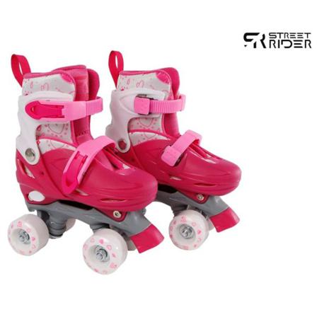 Street Rider Rullskridskor Justerbara Stl 31-34 Rosa Rosa