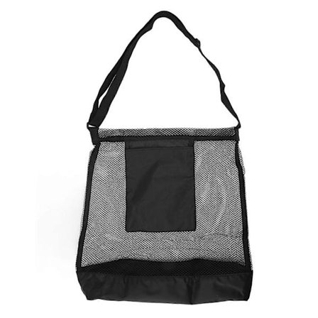 Mesh-pose Nettpose for Høsting Stor Kapasitet Sopp Plukkpose Med Justerbar Skulderstropp for Hage Fruktplukking