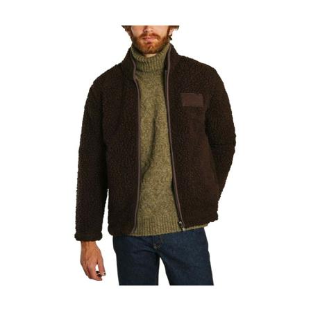 Nn07 Morten high collar fleece Jakke Brun, Herre, Størrelse: S