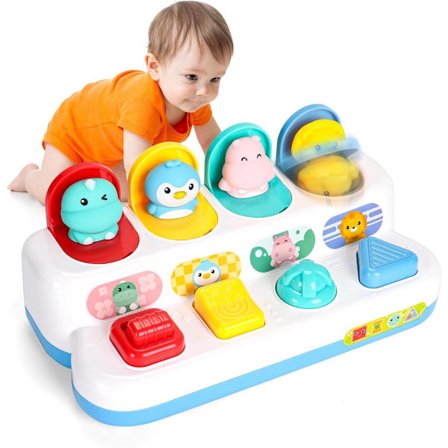 ING Pop Up Babyleksaker Från 12 Månader, Montessori Leksaker Från 1 År Motoriska Färdigheter Leksaker