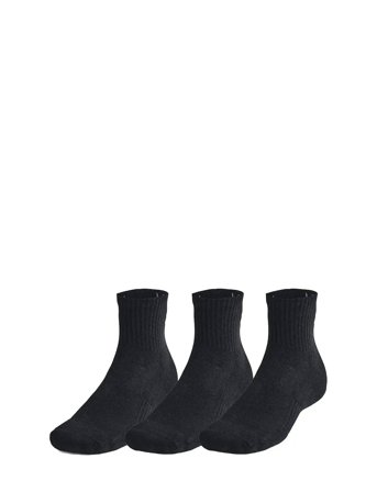 Unisex Ua Tc 3Pk Qtr Black Under Armour