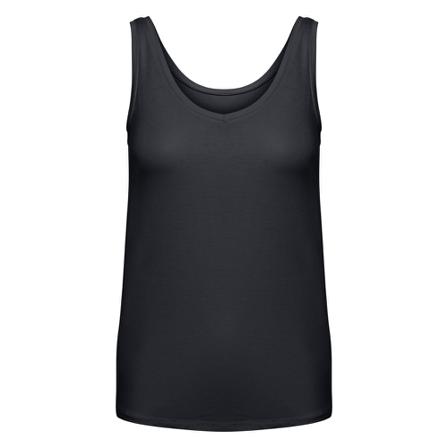 Culture CUpoppy VO neck Tank Top. Old style CUphilipa VO neck Sort, Dame