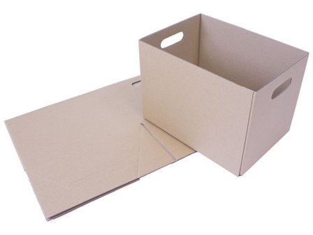 Boxon Wellåda E155 KB 310x218x219mm A4 - Lyreco - Emballage och lagerutrustning - Lådor och well - Welllådor 1-lag - 300-360 mm