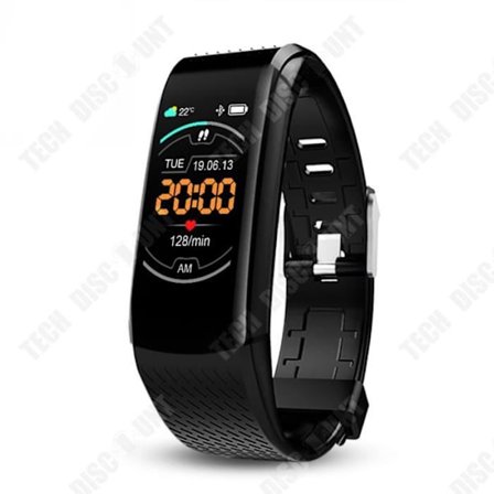 TD Smart Armband Hälsoövervakning Färgskärm Sportläge Stegräknare Range USB Sleep Monitoring Watch