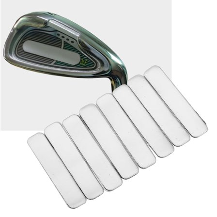 8 självhäftande tejpbitar adderar vikt till golfklubba tennisracket