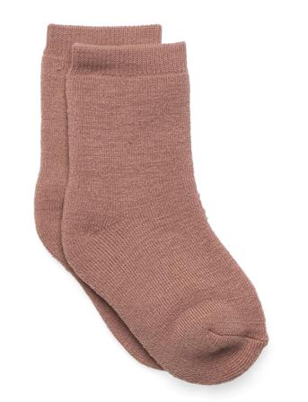 Nmfwaksi Wool Terry Sock Xxii Pink Name It