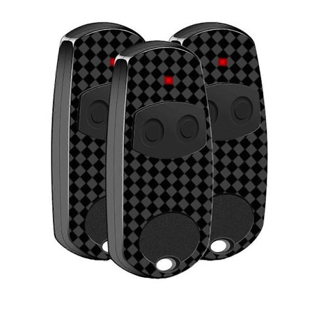 3-pack Garageport Fjärrkontroll Nyckel för TOP-432EE, 433.92MHZ, Universell Grind Fjärrkontroll för CAM TOP-432EE, TOP-432EV