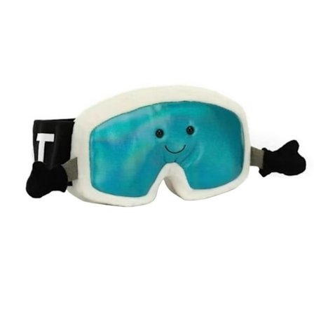 JELLYCAT Sport Skibriller Plysj, Kosedyr, 20 cm Søte Amuseables Sport Skibriller Kosedyr