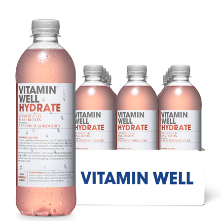 12 x Vitamin Well Vitamindryck 500ml