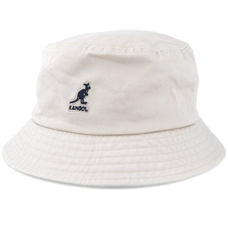 Kangol - Beige - bucket - Hat - Washed Khaki Bucket - Hatstore