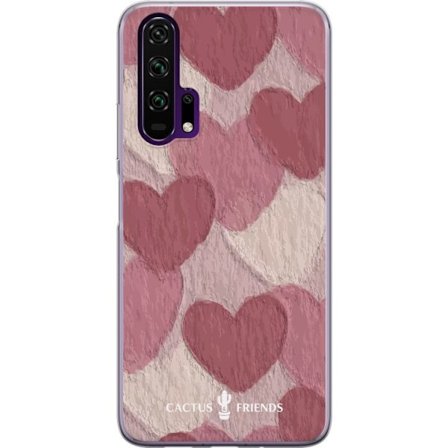 Kompatibel Mobilcover til Honor Honor 20 Pro Cactus and Friends - Blush Paper Hearts