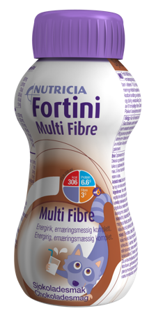 Fortini Multi Fibre næringsdrikk sjokolade 200 ml