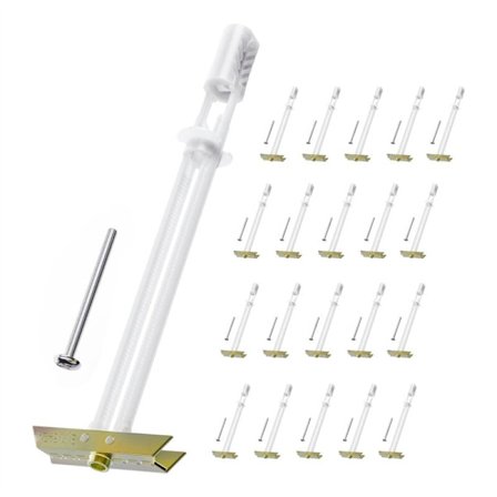 Anker med bolter inkludert, kraftige hule gipsankere for TV-sett, hule veggankere holder 12 pakker