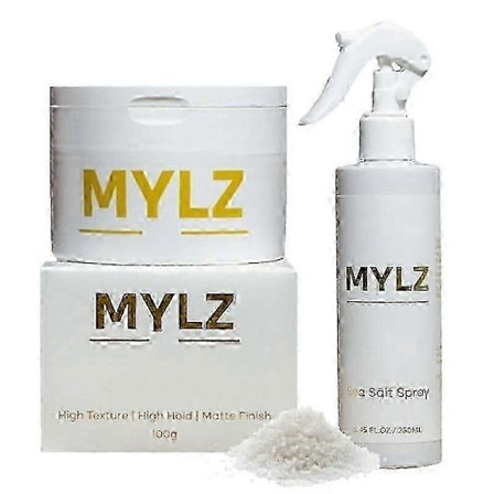 Mylz Havsalt Spray med Mangoduft for Teksturert Hårstyling, Spesielt Designet for Menn