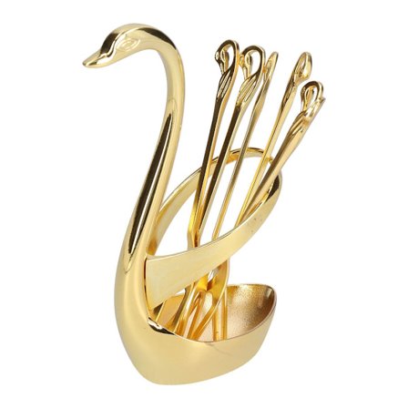 Bestikk Mini Sink Legering Frukt Dessert Smaksgafler Skjeer KLB