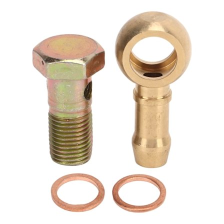 M12 X 1,5 mm Banjo Bolt Monteringssæt med 2 Skiver Aluminium Legering Banjo Bremse Fittings Adapter til Bil