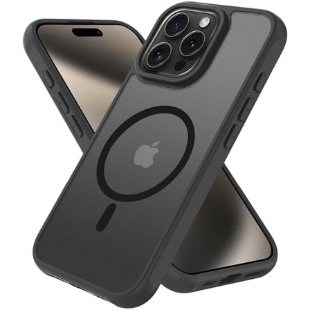 iPhone 16 Pro Matt Svart Magsafe Skal