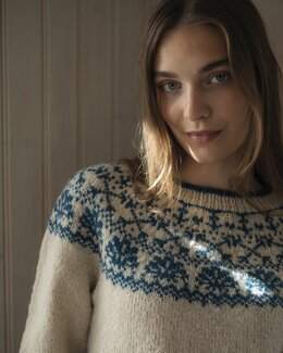 Pullover Meeresinschrift