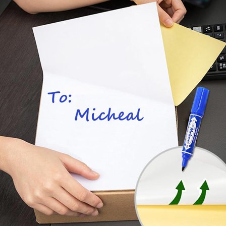 Selvklæbende printerpapir mat A3 - 100 stk