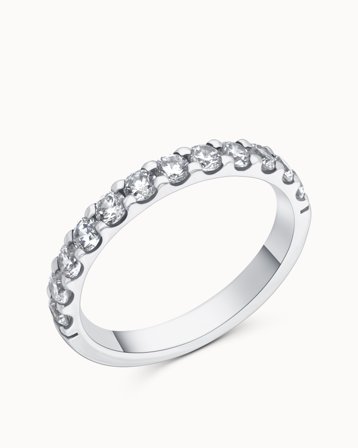 Eternity Ring Louise 18K White Gold 2mm - Engagement Rings & Wedding Rings from Vanbruun