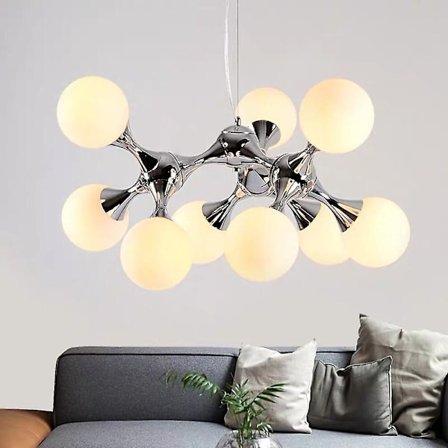 75cm Sputnik Design Lysekrone Nordisk Stil Klynge