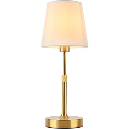 Trådlös Bordslampa, USB-Uppladdningsbar Skrivbordslampa med Höjdjustering & Touch Dimmer